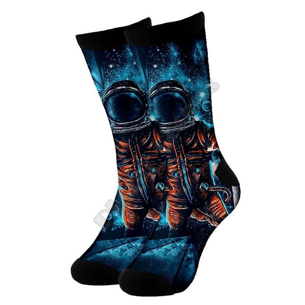 men's socks galaxy astronaut high 3d printed men for women funny fashion long 03, Black
men's socks galaxy astronaut high 3d printed men for women funny fashion long 03, Black