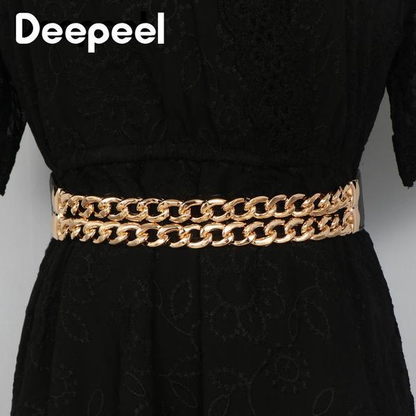 belts deepeel 1pc 3.8*70cm ladies double metal chain elastic cummerbunds wide fashion waist corset luxury woman decorative cb780, Black;brown
belts deepeel 1pc 3.8*70cm ladies double metal chain elastic cummerbunds wide fashion waist corset luxury woman decorative cb780, Black;brown