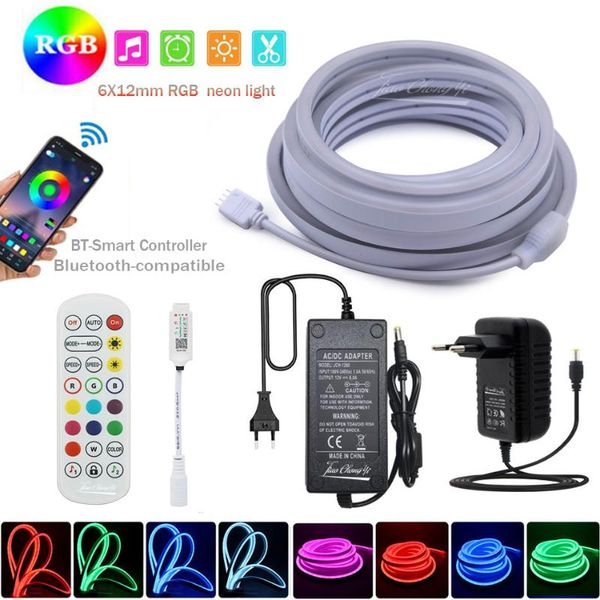 strips rgb neon lights 6x12mm 3535 96leds/m flexible led strip lithg tape dc12v bluetooth-compatible smart controller 24key remote kit
strips rgb neon lights 6x12mm 3535 96leds/m flexible led strip lithg tape dc12v bluetooth-compatible smart controller 24key remote kit
