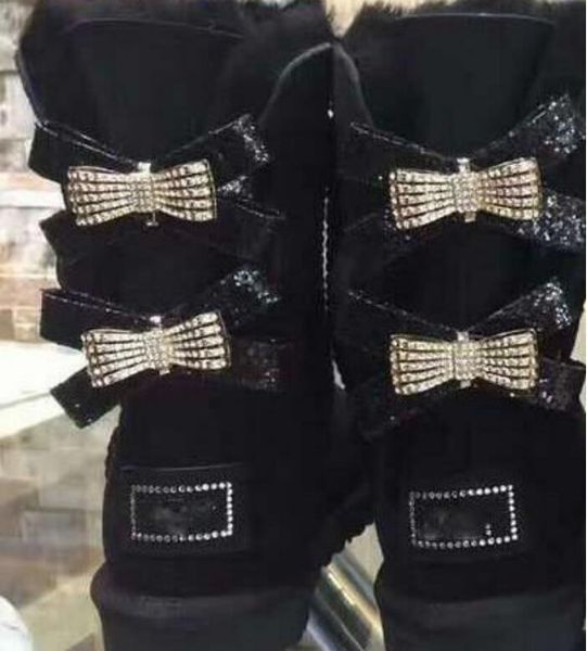 2021 new australia snow boots middle tube fashion warm women's cotton shoes bowknot drill shoe size 8866, Black
2021 new australia snow boots middle tube fashion warm women's cotton shoes bowknot drill shoe size 8866, Black