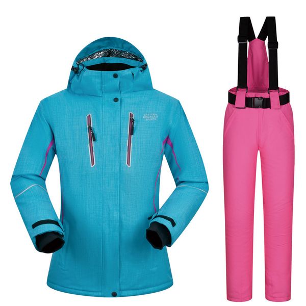 Women's Ski Jacket with Pants Thermal Waterproof Hood Snow Suit Clothing Suit for Skiing Snowboarding Winter Sports, White
Women's Ski Jacket with Pants Thermal Waterproof Hood Snow Suit Clothing Suit for Skiing Snowboarding Winter Sports, White