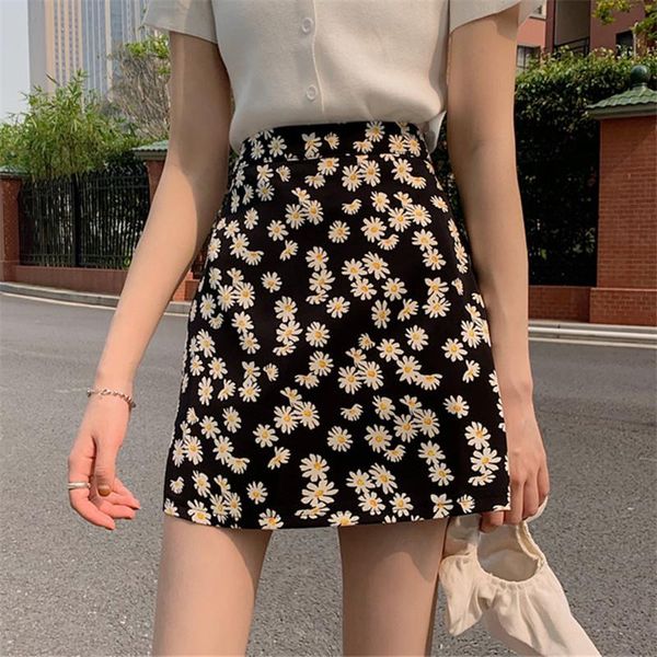 woman skirts korean thin a-line skirt 2021 summer little daisy mini high waist bag hip japanese style kawaii girl student, Black
woman skirts korean thin a-line skirt 2021 summer little daisy mini high waist bag hip japanese style kawaii girl student, Black