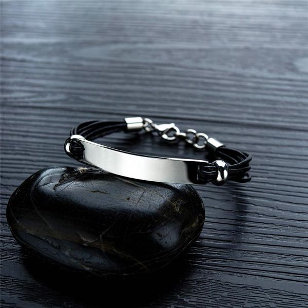charm bracelets casual stainless steel pu leather black color braid bracelet fashion trendy men jewelry gift, Golden;silver
charm bracelets casual stainless steel pu leather black color braid bracelet fashion trendy men jewelry gift, Golden;silver