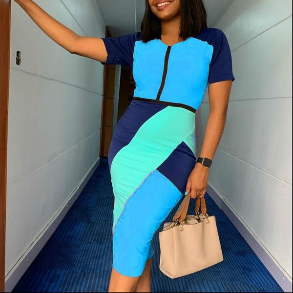 women patchwork dress elegant bodycon short sleeve high waist block color office ladies modest fashion classy vestidos robes, Black;gray
women patchwork dress elegant bodycon short sleeve high waist block color office ladies modest fashion classy vestidos robes, Black;gray