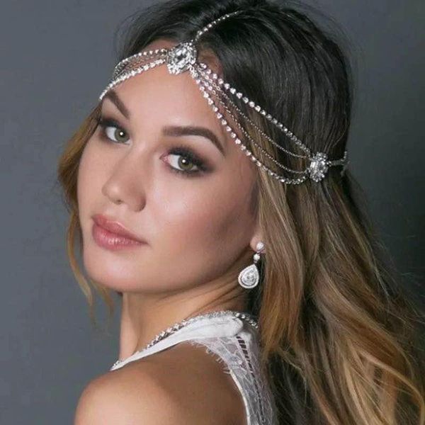 hair clips & barrettes bohemian bridal headband accessories women's shining crystal rhinestone forehead chain hat jewelry accesso, Golden;silver
hair clips & barrettes bohemian bridal headband accessories women's shining crystal rhinestone forehead chain hat jewelry accesso, Golden;silver