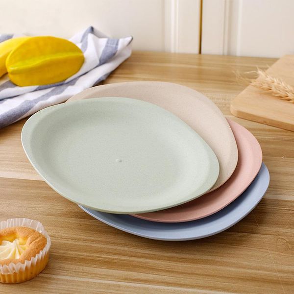 dishes & plates 4pcs/set creative pure natural wheat straw household plate dish multi-function plastic foods dessert kitchen tray
dishes & plates 4pcs/set creative pure natural wheat straw household plate dish multi-function plastic foods dessert kitchen tray