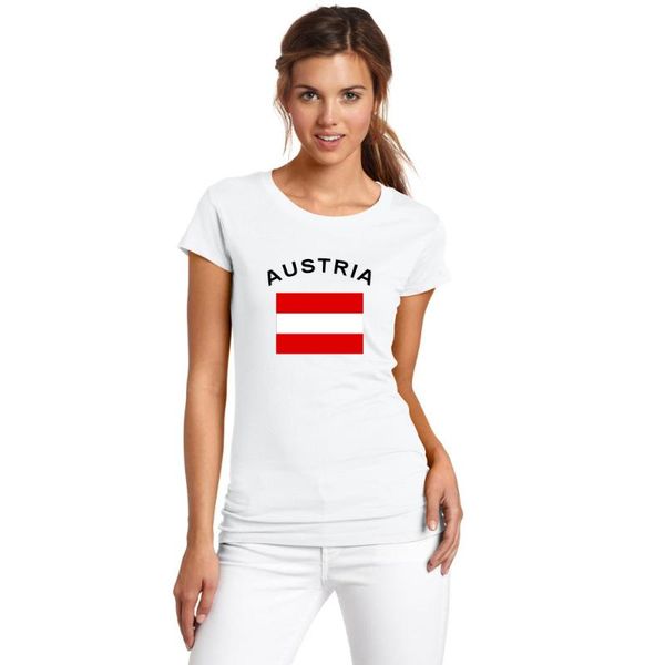 women's t-shirt blwhsa arrivals austria fans cheer women clothing cotton national flag short sleeve summer & tees, White
women's t-shirt blwhsa arrivals austria fans cheer women clothing cotton national flag short sleeve summer & tees, White