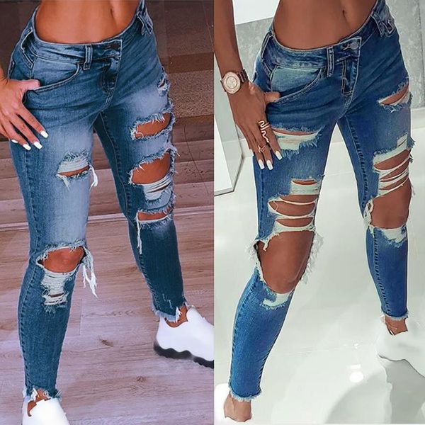 women's jeans hole low waist stretch skinny denim pants 2021 spring autumn blue retro washed elastic slim pencil trousers #t1g
women's jeans hole low waist stretch skinny denim pants 2021 spring autumn blue retro washed elastic slim pencil trousers #t1g