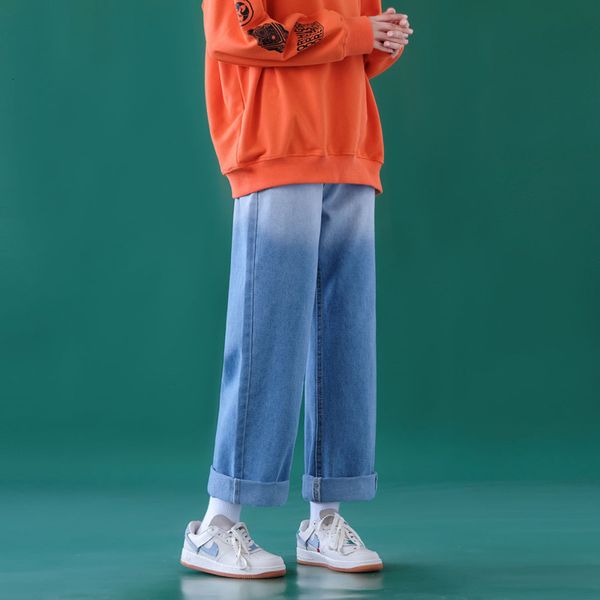 jeans korean wide-leg pants men's fashion retro casual gradient jeans men streetwear loose hip-hop straight denim trousers mens s-xl, Blue
jeans korean wide-leg pants men's fashion retro casual gradient jeans men streetwear loose hip-hop straight denim trousers mens s-xl, Blue