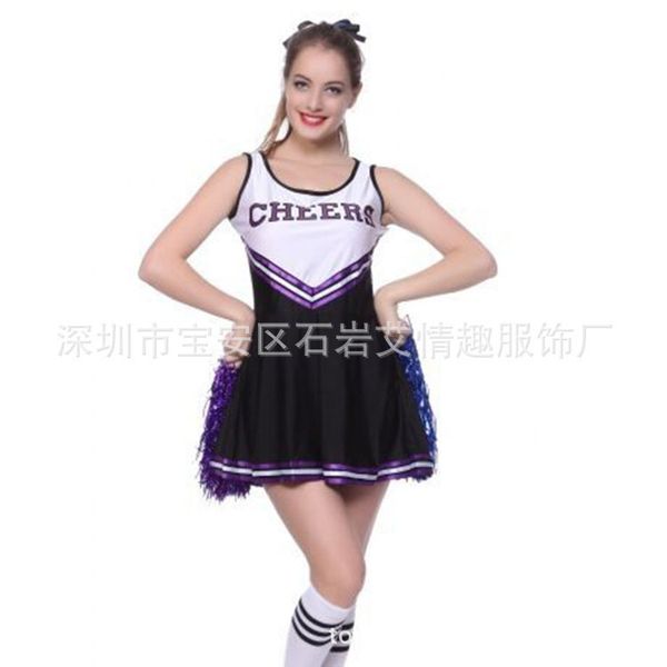 cosplay costumes halloween baby stage passion show cheerleading skirt costume, Black
cosplay costumes halloween baby stage passion show cheerleading skirt costume, Black