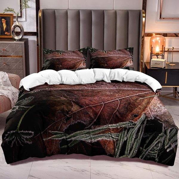 bedding sets botanical duvet cover with leaf print comforter soft microfiber quilt zipper closure
bedding sets botanical duvet cover with leaf print comforter soft microfiber quilt zipper closure
