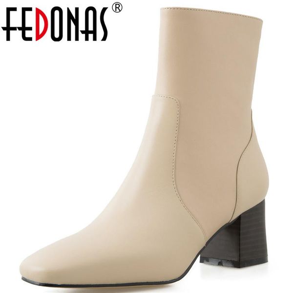 boots fedonas elegant wedding winter shoes woman heels side zipper high for women genuine leather female ankle, Black
boots fedonas elegant wedding winter shoes woman heels side zipper high for women genuine leather female ankle, Black