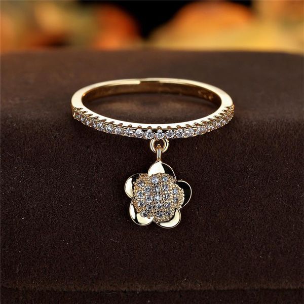 wedding rings charm female flower pendant ring luxury crystal white zircon dainty gold silver color for women bride jewelry, Slivery;golden
wedding rings charm female flower pendant ring luxury crystal white zircon dainty gold silver color for women bride jewelry, Slivery;golden