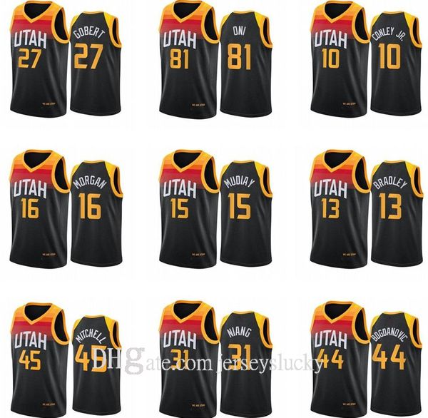 men basketball jersey donovan 45 mitchell mike 10 conley 00 clarkson rudy 27 gobert 17 udoka azubuike 15 derrick favors breathable s-2xl, Black;red
men basketball jersey donovan 45 mitchell mike 10 conley 00 clarkson rudy 27 gobert 17 udoka azubuike 15 derrick favors breathable s-2xl, Black;red