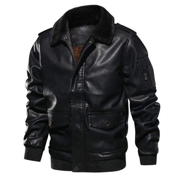 men's fur & faux men motorcycle pu leather jacket winter warm luxury fleece retro coat collar biker bomber pilot eurosize, Black
men's fur & faux men motorcycle pu leather jacket winter warm luxury fleece retro coat collar biker bomber pilot eurosize, Black