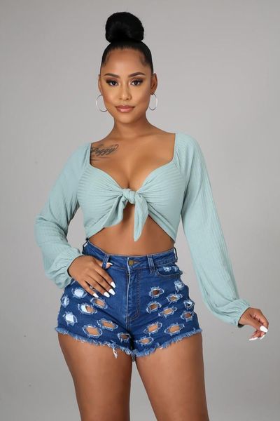 women's jeans ripped denim shorts women high waist holes bodycon casual slim short pants, Blue
women's jeans ripped denim shorts women high waist holes bodycon casual slim short pants, Blue