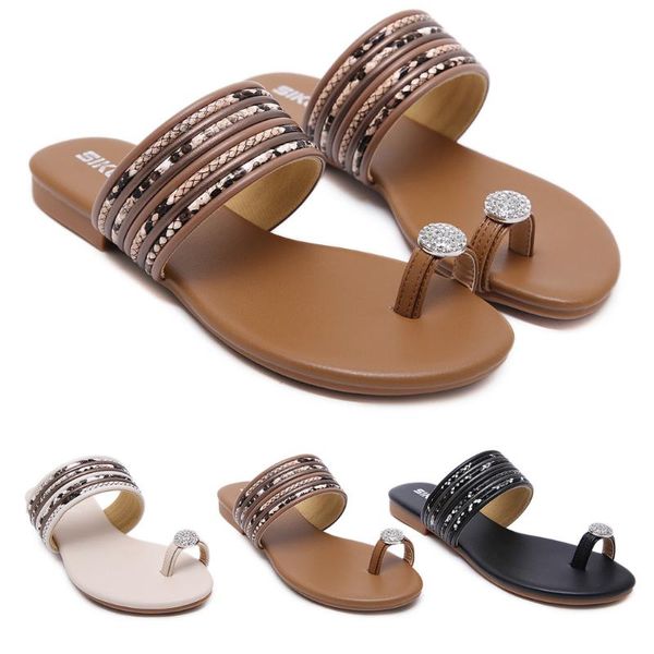 women slippers rhinestone ladies flat crystal bohemian casual sandals shoes fake diamond ring decoration g3, Black
women slippers rhinestone ladies flat crystal bohemian casual sandals shoes fake diamond ring decoration g3, Black