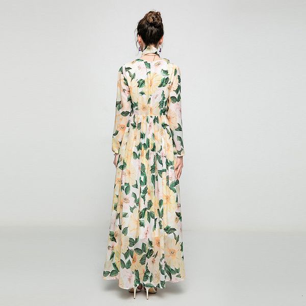 two piece dress spring summer fashion female runway manga designers floral full impression chiffon yellow dress up bohemian holiday long dre, White
two piece dress spring summer fashion female runway manga designers floral full impression chiffon yellow dress up bohemian holiday long dre, White