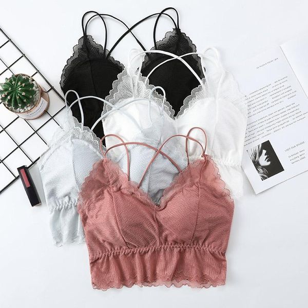 bras fashion women breathable padded bra girls seamless beauty back bralette wrapped chest underwear sleep vest, Red;black
bras fashion women breathable padded bra girls seamless beauty back bralette wrapped chest underwear sleep vest, Red;black