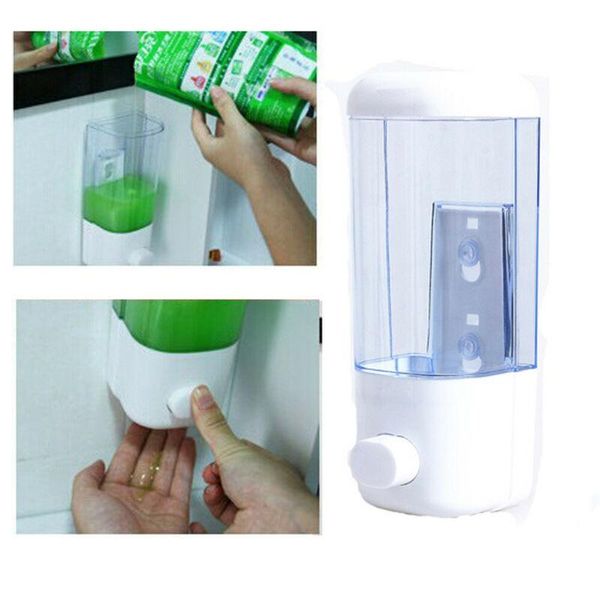 liquid soap dispenser bathroom 500ml wall mounted self-adhesive shampoo container hand press clear lotion single slot
liquid soap dispenser bathroom 500ml wall mounted self-adhesive shampoo container hand press clear lotion single slot