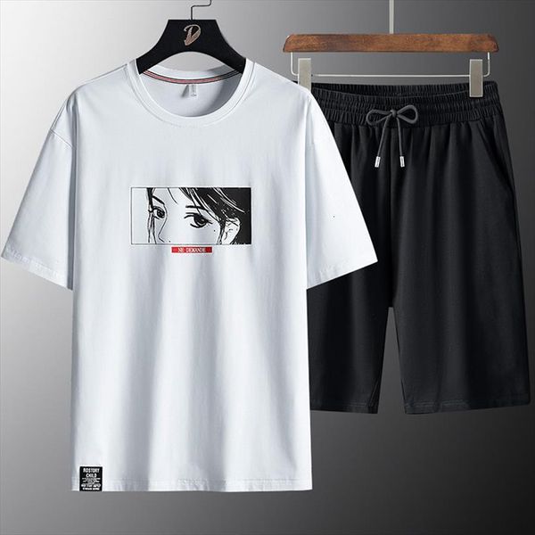 big size summer print t mens tracksuits shirts shorts 2 piece set sportswear black white short casual sweat suits, Gray
big size summer print t mens tracksuits shirts shorts 2 piece set sportswear black white short casual sweat suits, Gray