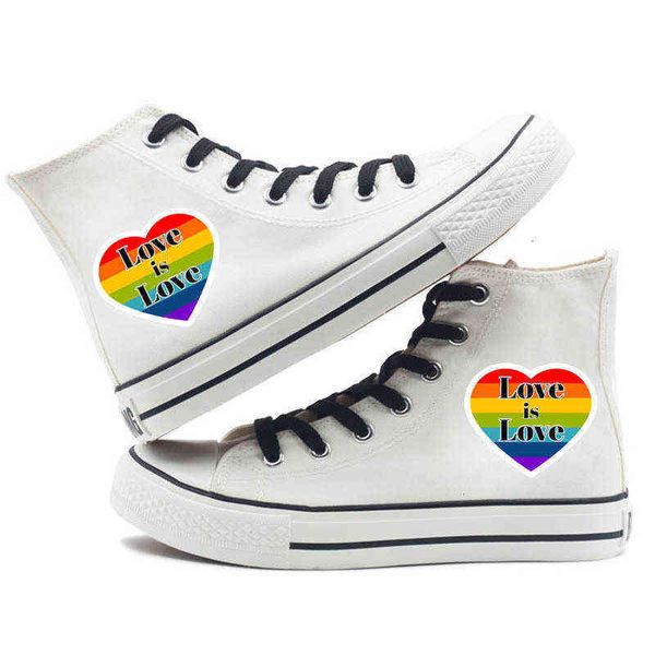 custom shoes high lgbt raiow canvas shoes men's and women's korean breathable cloth student
custom shoes high lgbt raiow canvas shoes men's and women's korean breathable cloth student
