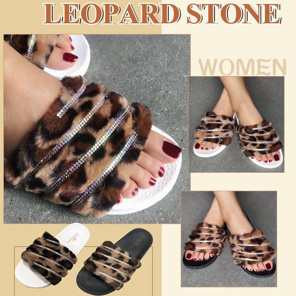 fashion leopard flock women slippers winter warm peep toe cross plush ladies pink and brown faux fur flat home shoes, Black
fashion leopard flock women slippers winter warm peep toe cross plush ladies pink and brown faux fur flat home shoes, Black