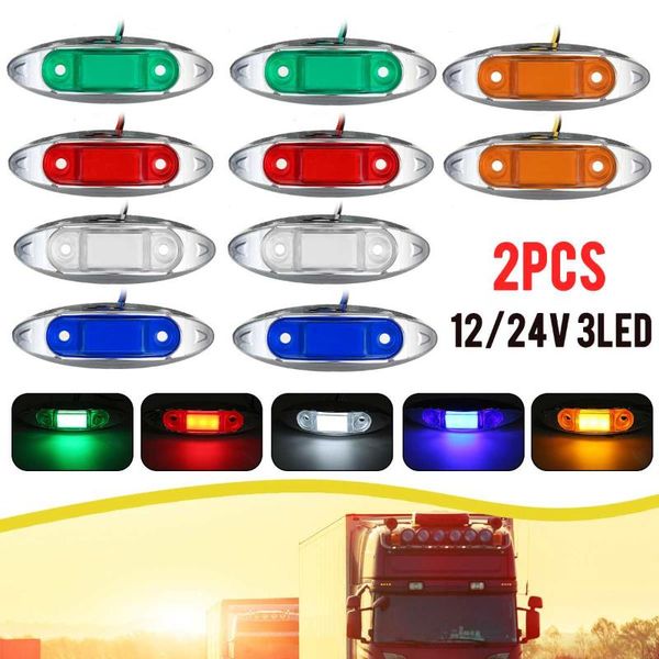 emergency lights 2pcs 12v 24v 3 led car truck side marker light indicator clearance lamp signal trailer lorry van bus boat caravan
emergency lights 2pcs 12v 24v 3 led car truck side marker light indicator clearance lamp signal trailer lorry van bus boat caravan