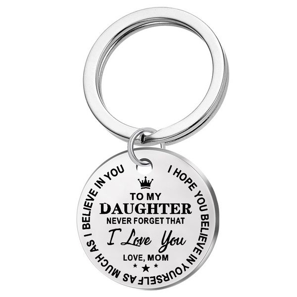 inspirational necklace keychain for sons/daughters from mom and dad will never forget i love you family jewelry gift stainless steel diy cus, Silver
inspirational necklace keychain for sons/daughters from mom and dad will never forget i love you family jewelry gift stainless steel diy cus, Silver