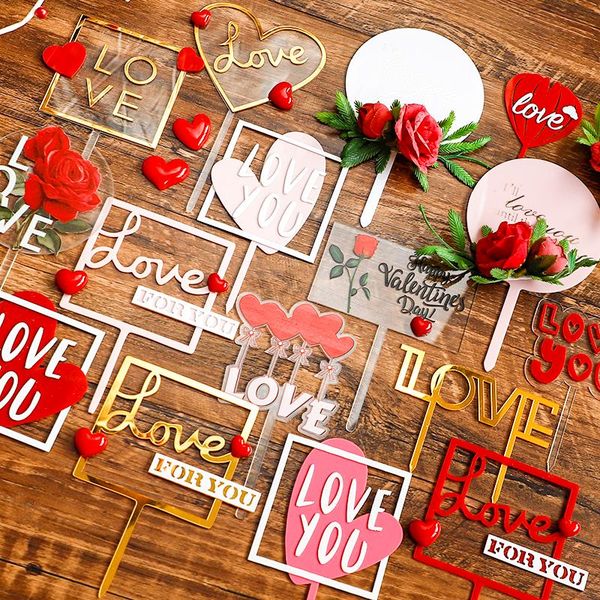 other event & party supplies cake er valentine's day love you rose acrylic heart flags collection birthday happy wedding confession dec
other event & party supplies cake er valentine's day love you rose acrylic heart flags collection birthday happy wedding confession dec