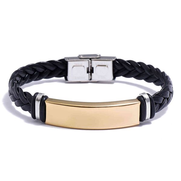 wholale gold men's bracelets stainls steel and black leather rope wrap slide wristlet bangle bracelets punk in bulk, Golden;silver
wholale gold men's bracelets stainls steel and black leather rope wrap slide wristlet bangle bracelets punk in bulk, Golden;silver