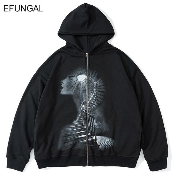 men's jackets fleece winter warm men baseball coats stairs creative print hooded streetwear hip hop jacket sweatshirts windbreaker, Black;brown
men's jackets fleece winter warm men baseball coats stairs creative print hooded streetwear hip hop jacket sweatshirts windbreaker, Black;brown