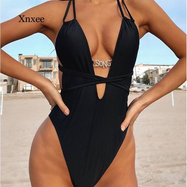bandage deep v neck backless monokini women tank bathing suit one piece swimsuit female bather lady swim 2021 swimwear women's, White;black
bandage deep v neck backless monokini women tank bathing suit one piece swimsuit female bather lady swim 2021 swimwear women's, White;black