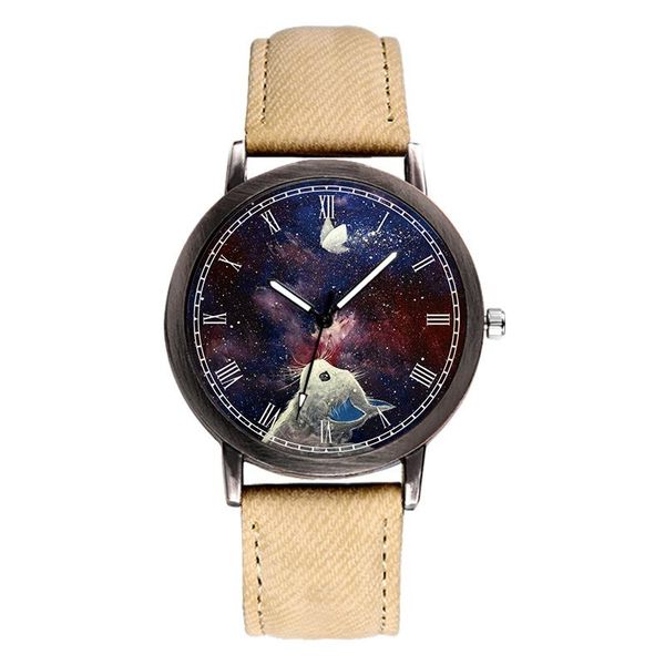 obawa 2021 fashion couple lovers watches cute cat dial denim strap quartz clock wristwatches women watch, Slivery;brown
obawa 2021 fashion couple lovers watches cute cat dial denim strap quartz clock wristwatches women watch, Slivery;brown