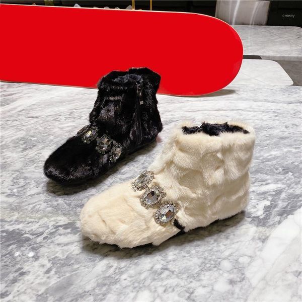 boots handmade women beige furry snow short crystal chains decor ankle bottes side zipper black winter riding bota rubber botine1
boots handmade women beige furry snow short crystal chains decor ankle bottes side zipper black winter riding bota rubber botine1