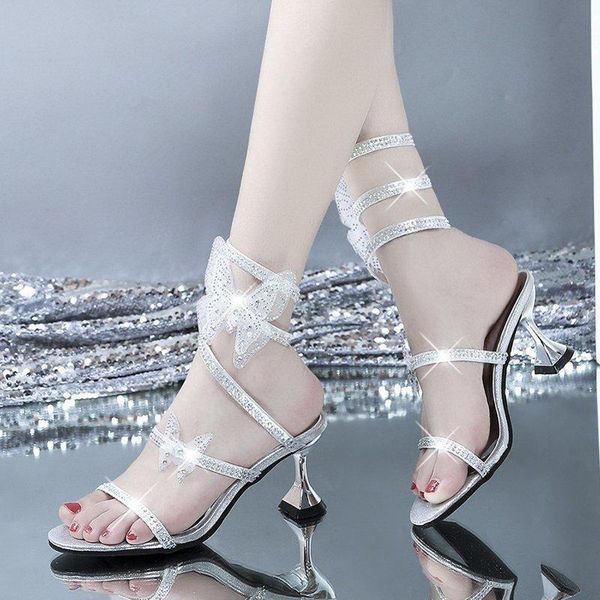 women high heels sandals elegant fashion summer butterfly-knot thin comfort ladies party 2021, Black
women high heels sandals elegant fashion summer butterfly-knot thin comfort ladies party 2021, Black