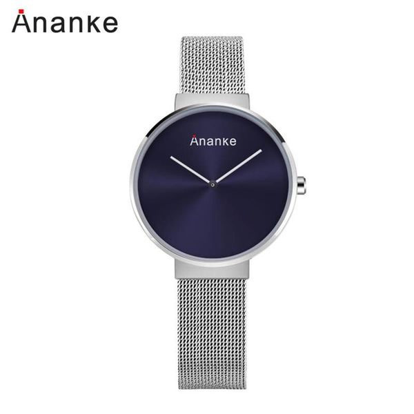 wristwatches ladies watch women ananke brand women's fashion ultra-thin mesh belt luxury simple dress relogio feminino, Slivery;brown
wristwatches ladies watch women ananke brand women's fashion ultra-thin mesh belt luxury simple dress relogio feminino, Slivery;brown