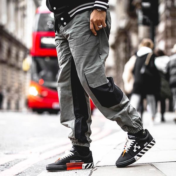 men's pants cargo men harajuku joggers multi pockets hip hop streetwear sweatpants nice spring techwear track harem pant trousers, Black
men's pants cargo men harajuku joggers multi pockets hip hop streetwear sweatpants nice spring techwear track harem pant trousers, Black