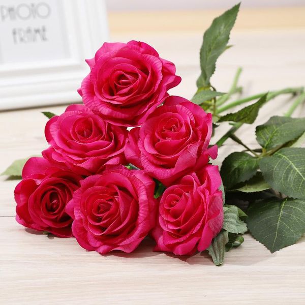 single-feel moisturizing rose artificial flower multiple colour living room wedding decoration shooting props fake flowers decorative & wrea
single-feel moisturizing rose artificial flower multiple colour living room wedding decoration shooting props fake flowers decorative & wrea