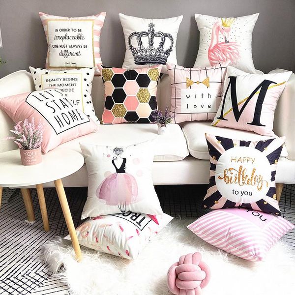 pillow case nordic style pink ballet girl cushion cover decor cartoon simple queen for sofa super soft short plush pillowcase
pillow case nordic style pink ballet girl cushion cover decor cartoon simple queen for sofa super soft short plush pillowcase
