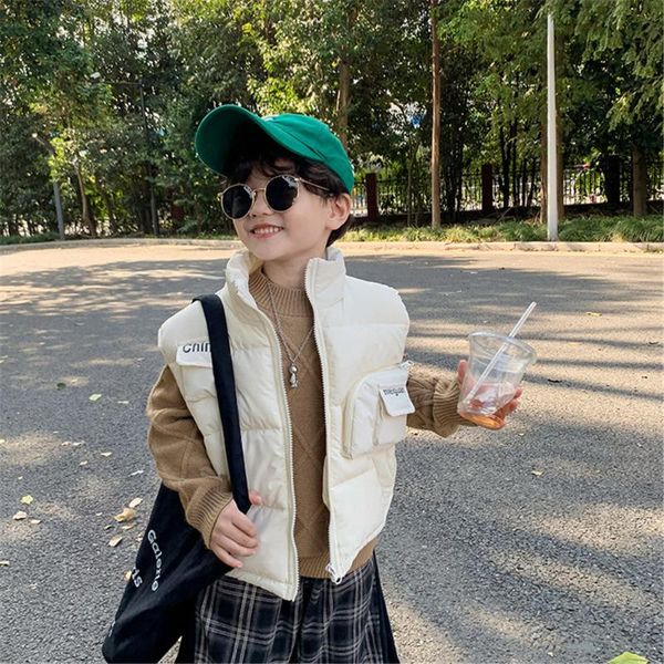 waistcoat winter kids solid color thicken warm waistcoats boys simple handsome quilted vest, Camo
waistcoat winter kids solid color thicken warm waistcoats boys simple handsome quilted vest, Camo