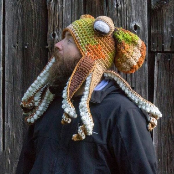ocs tentacle hat hand-woven knitted ocs hat christmas halloween costume cosplay sal99, Blue;gray
ocs tentacle hat hand-woven knitted ocs hat christmas halloween costume cosplay sal99, Blue;gray