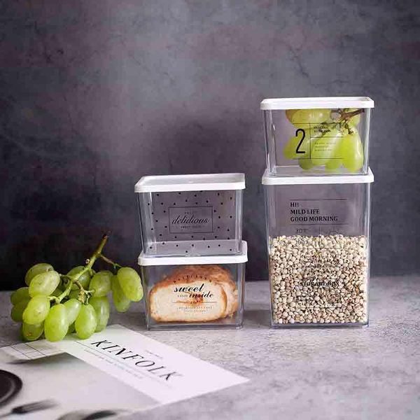 storage bottles & jars food container sealed grain nuts cereal transparent kitchen sorting box organization
storage bottles & jars food container sealed grain nuts cereal transparent kitchen sorting box organization