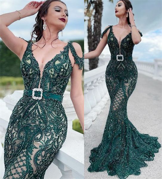 2021 plus size arabic aso ebi dark green luxurious prom dresses beaded lace mermaid evening formal party second reception gowns dress zj335, Black
2021 plus size arabic aso ebi dark green luxurious prom dresses beaded lace mermaid evening formal party second reception gowns dress zj335, Black