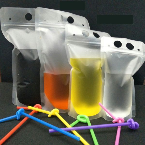 drink pouches bags frosted cleared zipper stand-up plastic drinking bag holder reclosable heat proof 17oz with straws
drink pouches bags frosted cleared zipper stand-up plastic drinking bag holder reclosable heat proof 17oz with straws