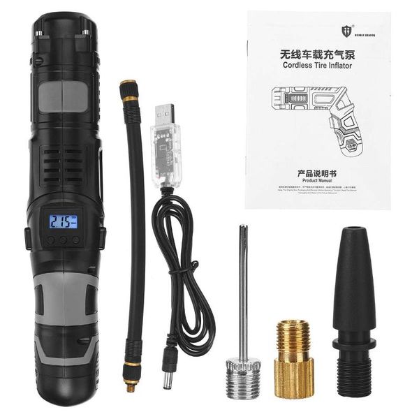 inflatable pump 12v 150psi air compressor electric with tire pressure lcd display wireless rotatable inflator for car bicycle
inflatable pump 12v 150psi air compressor electric with tire pressure lcd display wireless rotatable inflator for car bicycle