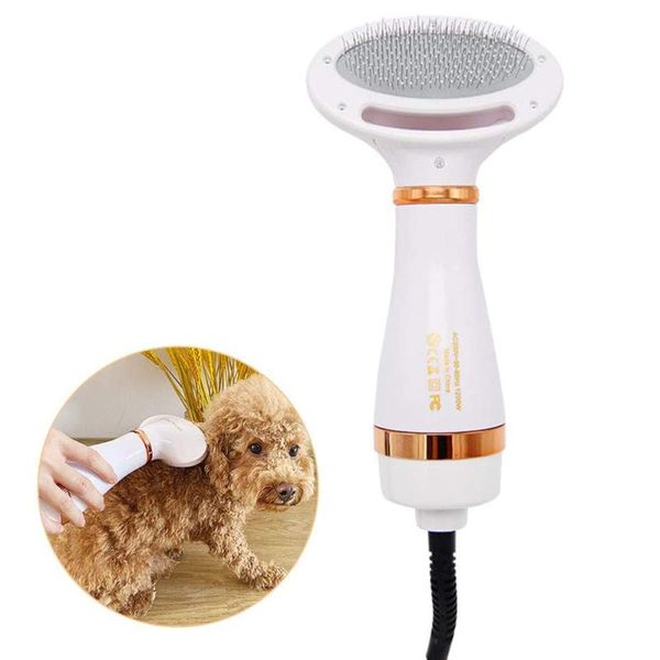 

electric hair brushes 2 in 1 portable pet dryer blower with slicker brush quick-drying home grooming furry drying for dogs and cats