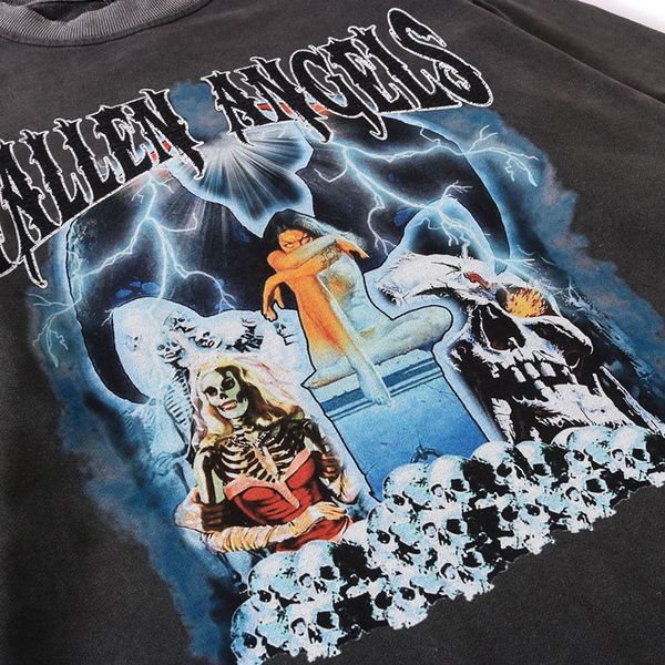 men's hoodies & sweatshirts hip hop retro sweatshirt man streetwear harajuku skeleton lightning imprint washed cotton sweater mhcw, Black
men's hoodies & sweatshirts hip hop retro sweatshirt man streetwear harajuku skeleton lightning imprint washed cotton sweater mhcw, Black