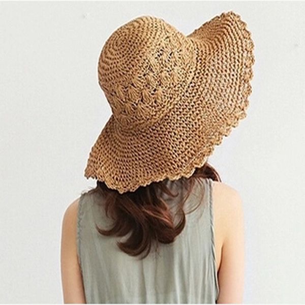 liangfang south korea summer fashion simple lafite grass wave brim straw hat sunshade beach hat hollow large brim, Blue;gray
liangfang south korea summer fashion simple lafite grass wave brim straw hat sunshade beach hat hollow large brim, Blue;gray