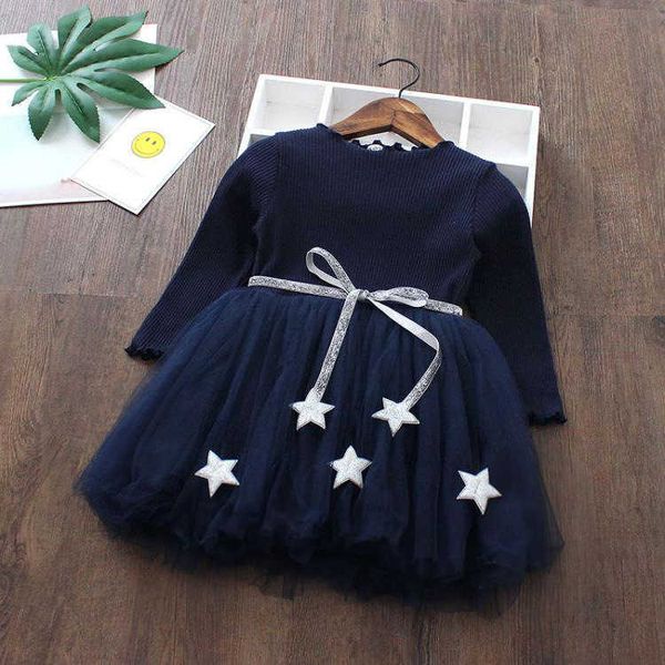children girls dress spring stars sashes mesh cotton long sleeve dress girl ball gown princess tutu dress kids clothes girls 210713, Red;yellow
children girls dress spring stars sashes mesh cotton long sleeve dress girl ball gown princess tutu dress kids clothes girls 210713, Red;yellow